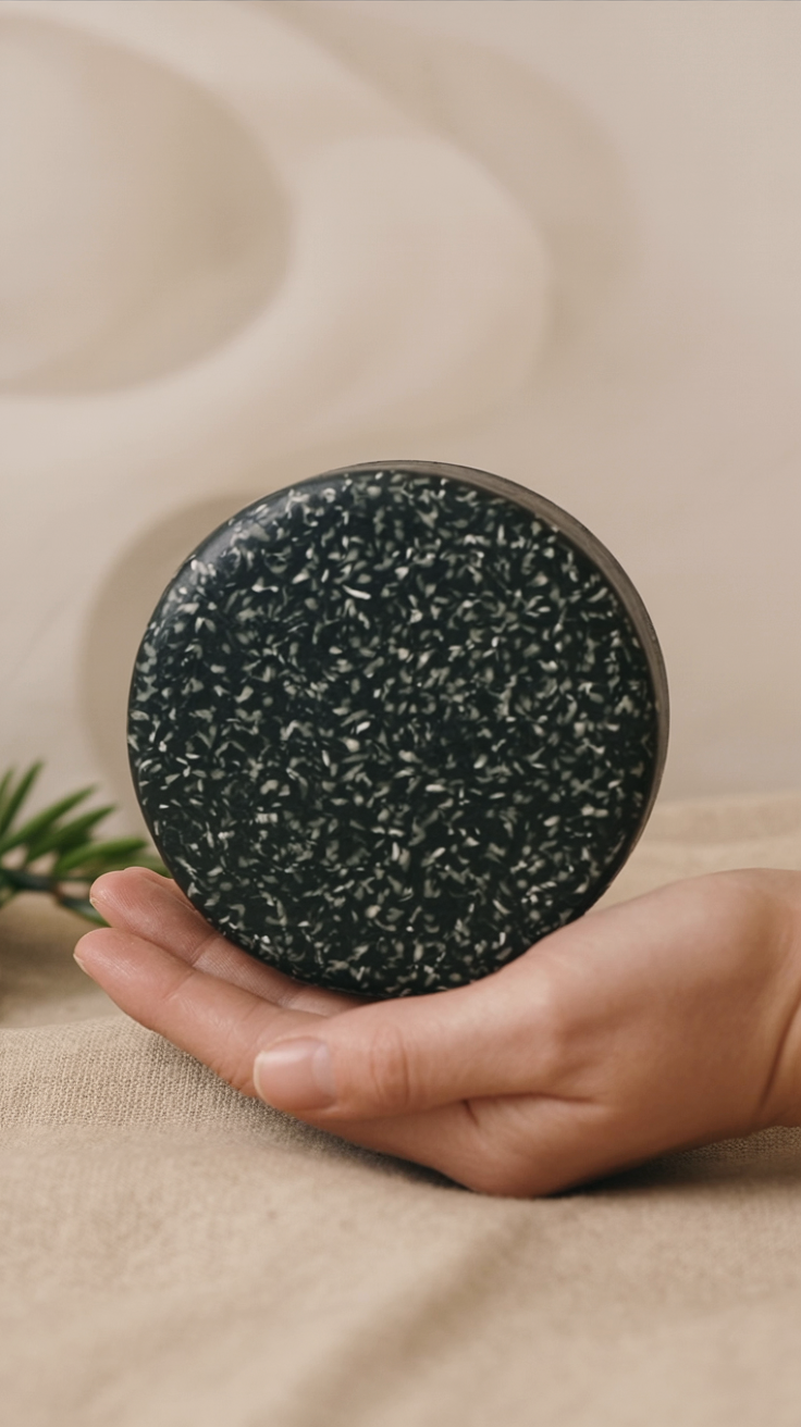 Noir Bars Trio — Organic Rosemary Black Soap Bar