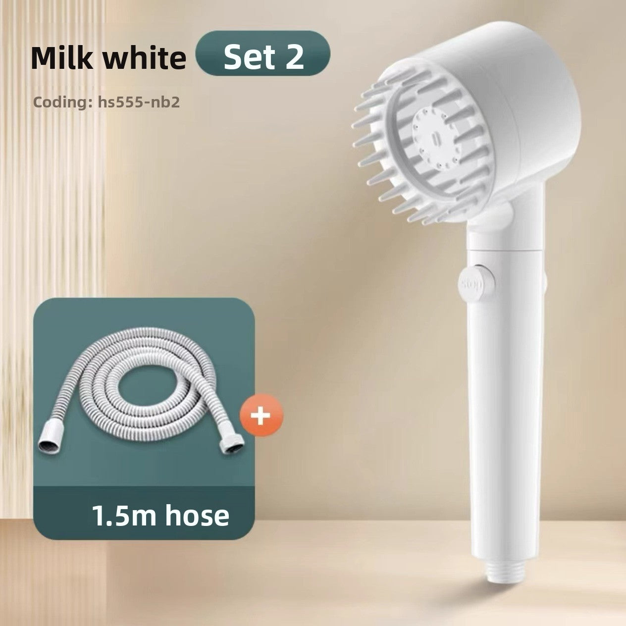Strong supercharged shower