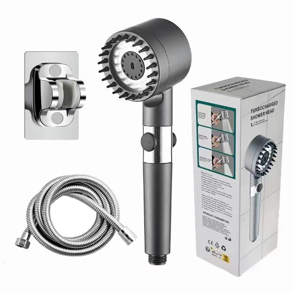 Strong supercharged shower