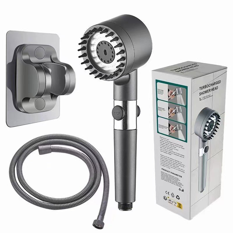 Strong supercharged shower