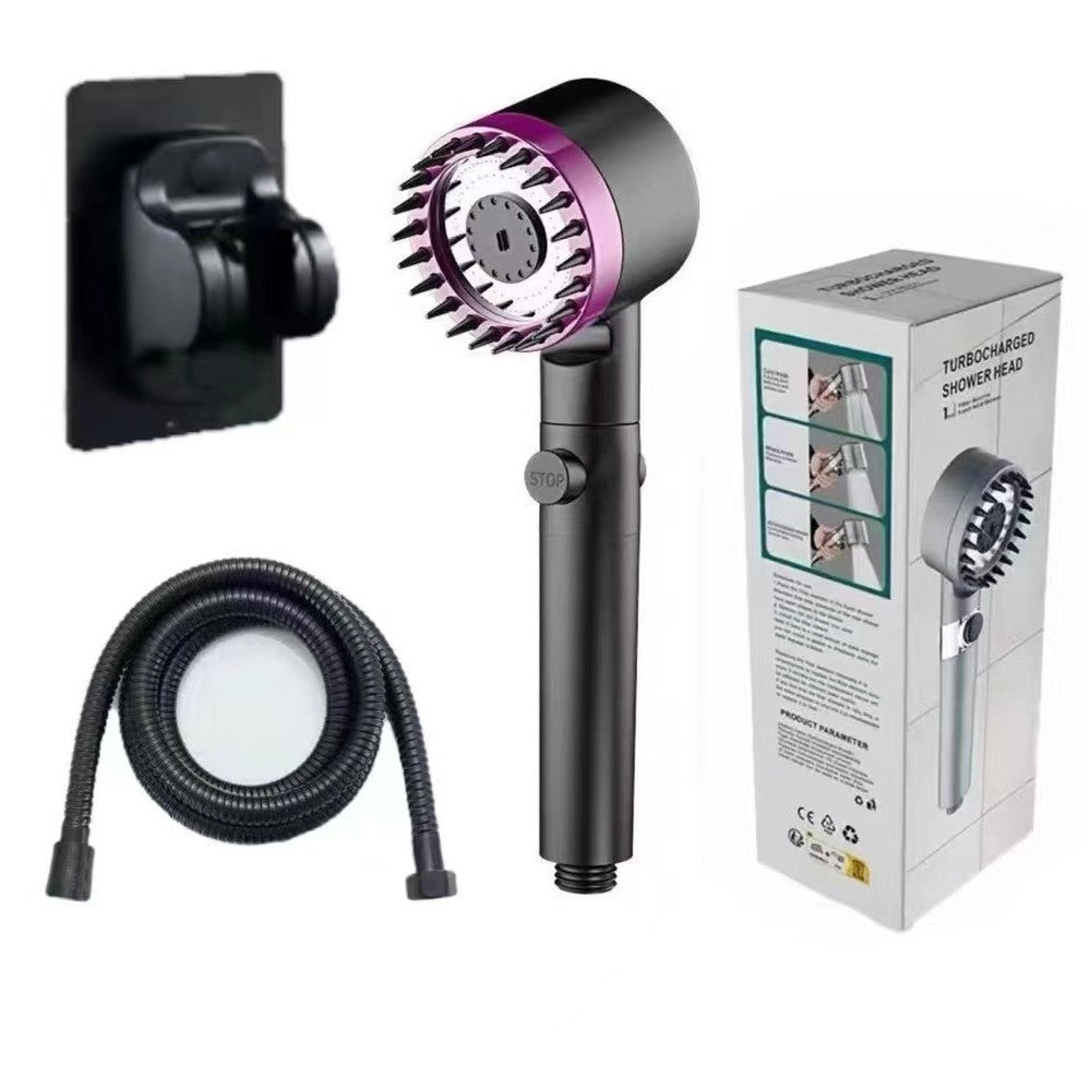 Strong supercharged shower