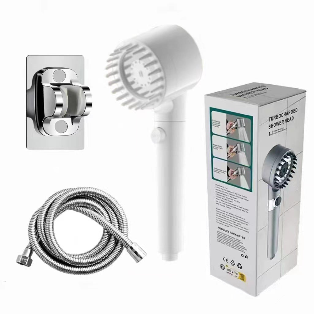 Strong supercharged shower