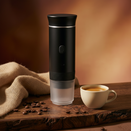 Portable espresso coffee machine by Noble Ritual