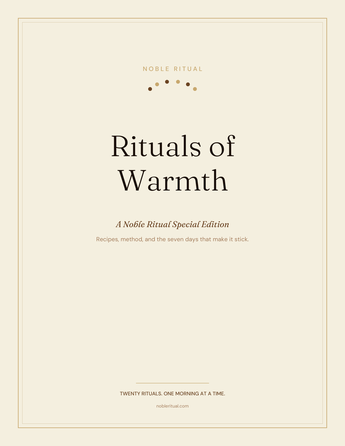 Rituals of Warmth e-book cover