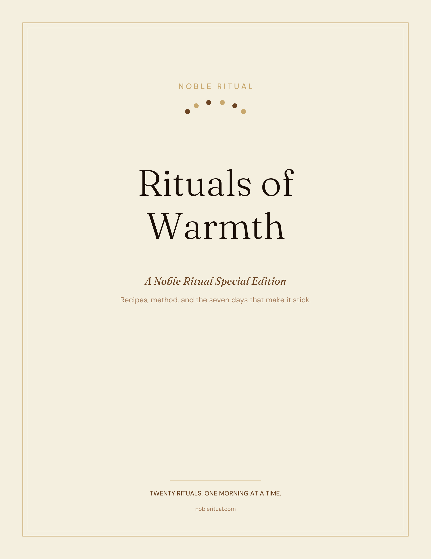 Rituals of Warmth e-book cover