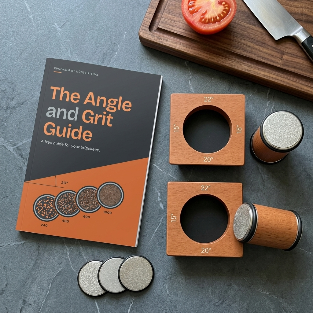 The Angle and Grit Guide by Edgekeep, seen from above