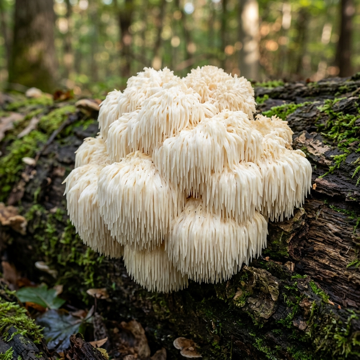 Lion's Mane mushroom, whole and dried