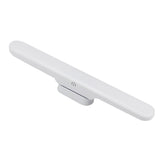 30 cm white rechargeable LED light bar with a touch dimming button