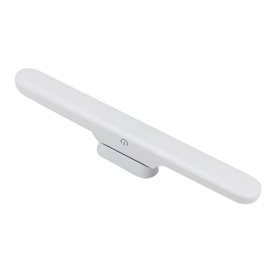 30 cm white rechargeable LED light bar with a touch dimming button