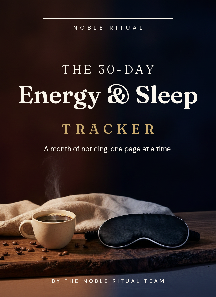 30-Day Energy and Sleep Tracker e-book cover